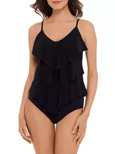 Сплошной купальник Rita Magicsuit Swim, Plus Size, черный