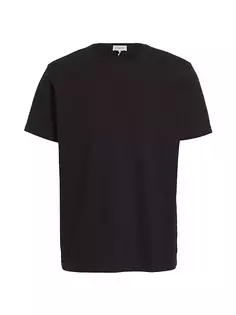 Хлопковая футболка с логотипом Frame, цвет noir