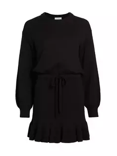 Трикотажное мини-платье Kiana Cinq À Sept, черный