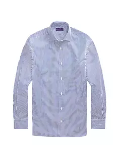 Рубашка Aston в тонкую полоску Ralph Lauren Purple Label, белый