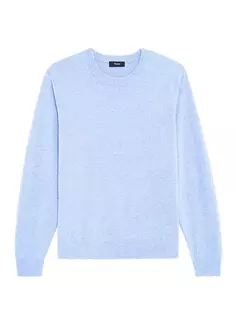 Кашемировый свитер Hilles Theory, цвет light blue melange