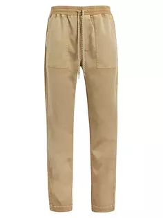 Хлопковые брюки с завязками в полевых условиях Joe&apos;S Jeans, цвет true khaki
