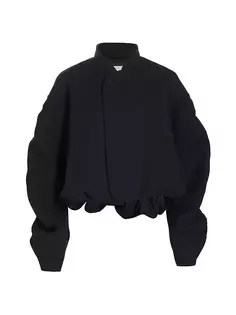 Объемная куртка Sanguinetti со сборками Anonlychild, черный