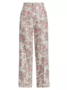 Жаккардовые широкие брюки Kingston с цветочным принтом Anonlychild, цвет floral