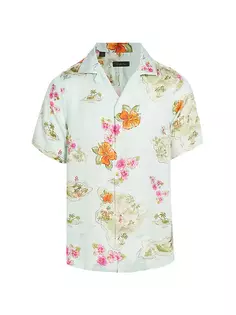 КОЛЛЕКЦИЯ Рубашка Scenic с короткими рукавами Saks Fifth Avenue, зеленый