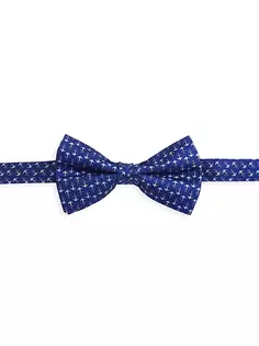 КОЛЛЕКЦИЯ Шелковый галстук-бабочка с якорем Saks Fifth Avenue, синий