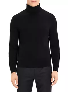Кашемировый свитер Hilles с высоким воротником Theory, черный