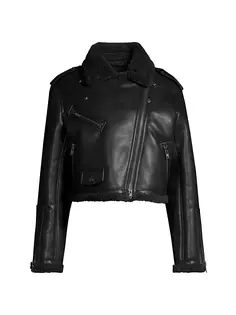 Куртка из искусственной кожи Lillia Stand Studio, черный