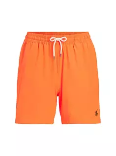Шорты для плавания Traveler на сетчатой подкладке Polo Ralph Lauren, цвет sailing orange