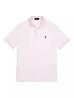 Полосатая рубашка-поло Polo Ralph Lauren, белый