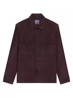 Замшевая куртка-рубашка Closson Theory, цвет mink