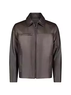 Матовая кожаная куртка Damour Andrew Marc, цвет espresso