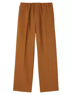 Широкие брюки Sandro, коричневый
