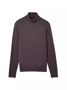 Шерстяной свитер с высоким воротником Club Monaco, серый