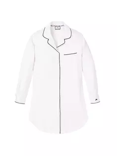 Хлопковая ночная рубашка пима Petite Plume, белый