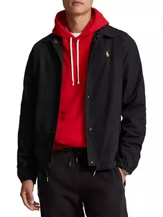Куртка-бомбер из хлопкового поплина с изображением Лунного Нового года Polo Ralph Lauren, черный