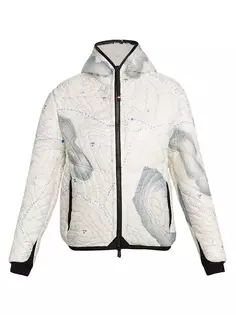 Куртка Apres Ski Niverolle Moncler Grenoble, цвет white print