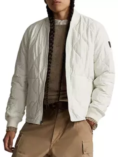 Куртка-бомбер Gent Gunners Polo Ralph Lauren, цвет cream
