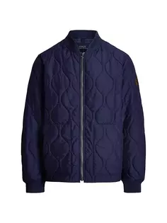 Куртка-бомбер Gent Gunners Polo Ralph Lauren, темно-синий