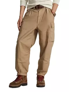 Хлопковые брюки-карго Polo Ralph Lauren, цвет desert khaki