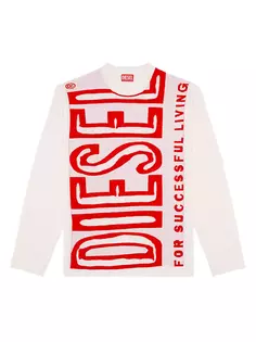 Шерстяной свитер с логотипом Floyd Diesel, цвет off white