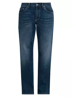 Прямые джинсы с пятью карманами Dolce&amp;Gabbana, цвет variante abbinata
