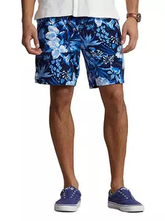 Спортивные шорты из хлопковой махровой ткани Polo Ralph Lauren, цвет jardin floral navy