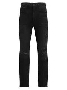 Расклешенные джинсы Walker стрейч Hudson Jeans, черный