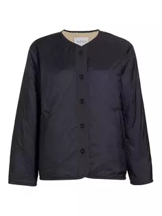 Стеганая куртка Marissa на подкладке из шерпы Velvet By Graham &amp; Spencer, темно-синий