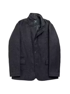 Утепленная куртка Longbush из смесовой шерсти Rodd &amp; Gunn, графит