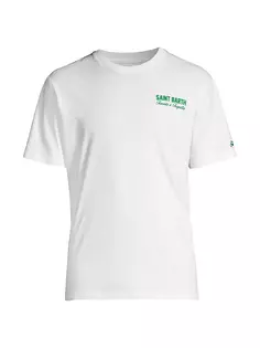 Теннисная футболка с текилой Mc2 Saint Barth, белый