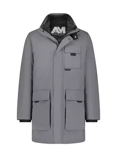 Пуховое автомобильное пальто-трансформер Ruve Andrew Marc, цвет slate