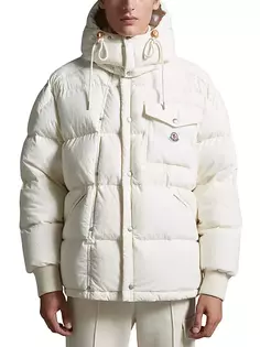 Moncler Karakorum Хлопковый пуховик Moncler, цвет cream