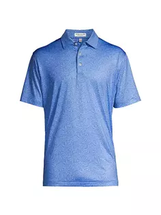 Рубашка-поло с графическим рисунком Crown Sport Good Boy Peter Millar, синий