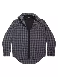 Рубашка Trompe L&apos;oeil стандартного кроя Balenciaga, черный