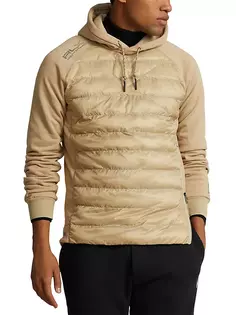 Толстовка из технического флиса с капюшоном Polo Ralph Lauren, цвет classic khaki