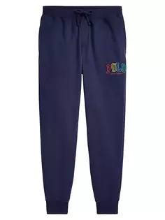 Спортивные флисовые джоггеры Polo Ralph Lauren, темно-синий