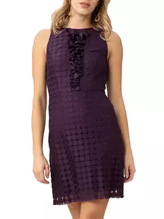 Мини-платье Battery Park Trina Turk, фиолетовый