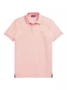 Рубашка-поло из пике Ralph Lauren Purple Label, цвет crystal rose