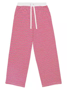 Пижамные брюки в полоску из джерси Sant And Abel, красный