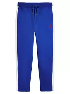 Вязаные спортивные брюки Polo Ralph Lauren, синий