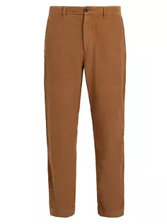 Вельветовые брюки скольжения Allsaints, цвет cacao brown