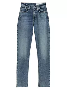 Полноразмерные джинсы скинни Wren с высокой посадкой Rag &amp; Bone, цвет dominique