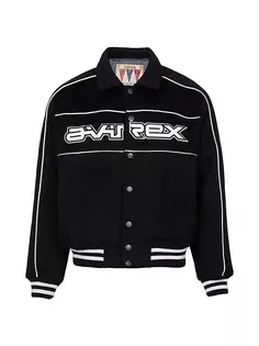 Шерстяная куртка Rider Avirex, черный