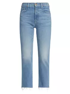 Укороченные джинсы Tomcat с потертостями Mother, цвет kitty corner