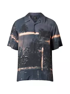 Рубашка с короткими рукавами Graaf Art Neuw Denim, цвет dark pine