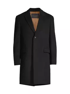 Однобортное пальто из шерсти Sutton Cardinal Of Canada, черный