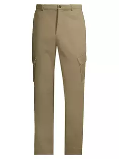 Саржевые брюки-карго Atm Anthony Thomas Melillo, цвет oil green