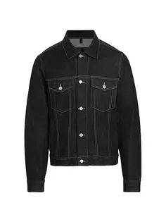 Джинсовая куртка дальнобойщика Helmut Lang, цвет black rinse