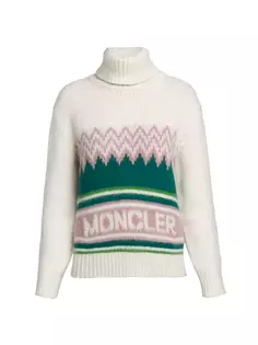 Archivio DNA Шерстяная водолазка Moncler, белый